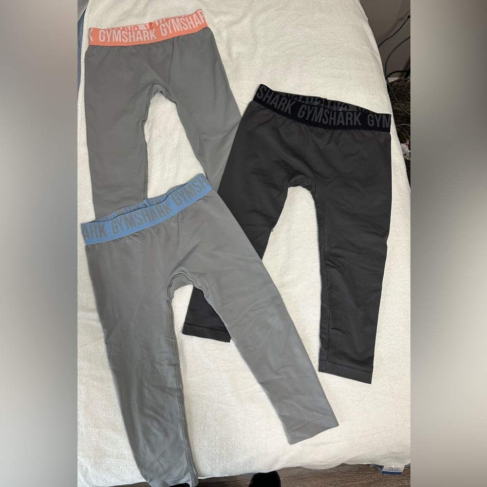 Gymshark Flex Low Rise Crop Bundle of 3 - Size Small